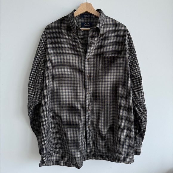 Vintage B.D. Baggies Men’s Plaid‎ Shirt - Large - Picture 1 of 4